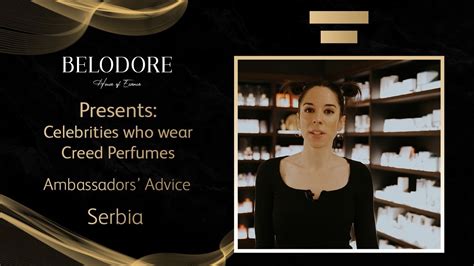 celebrities wearing creed perfumes.